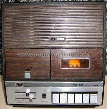Cassettenrecorder CR-325H; SABA; Villingen (ID = 577404) R-Player