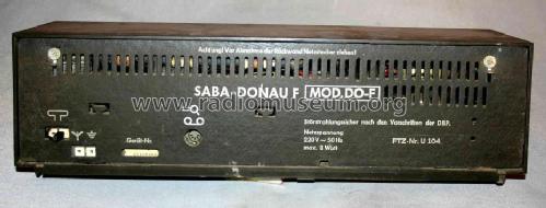 Donau F Mod. DO-F; SABA; Villingen (ID = 1106875) Radio