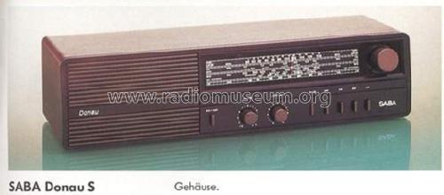 Donau S; SABA; Villingen (ID = 1053445) Radio