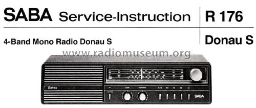 Donau S; SABA; Villingen (ID = 2571618) Radio