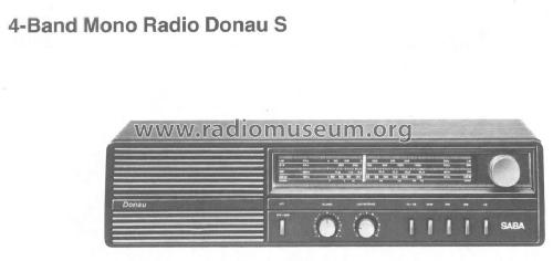 Donau S; SABA; Villingen (ID = 357420) Radio