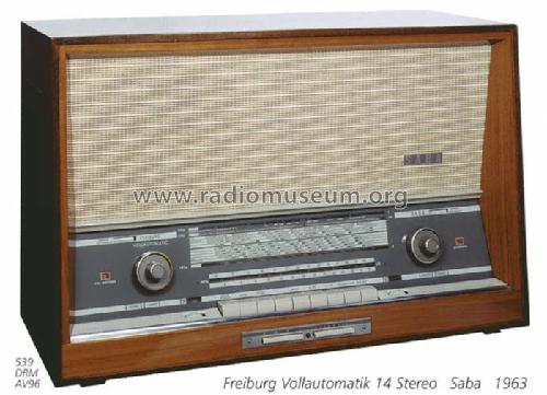 Freiburg Vollautomatic 14 Stereo; SABA; Villingen (ID = 743) Radio