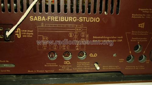 Freiburg Studio ; SABA; Villingen (ID = 1391342) Radio