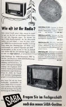 Freiburg W II ; SABA; Villingen (ID = 366353) Radio