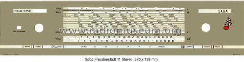 Freudenstadt 11 Stereo; SABA; Villingen (ID = 1025261) Radio