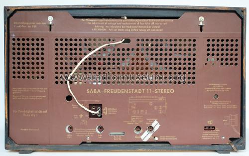 Freudenstadt 11 Stereo; SABA; Villingen (ID = 1723431) Radio