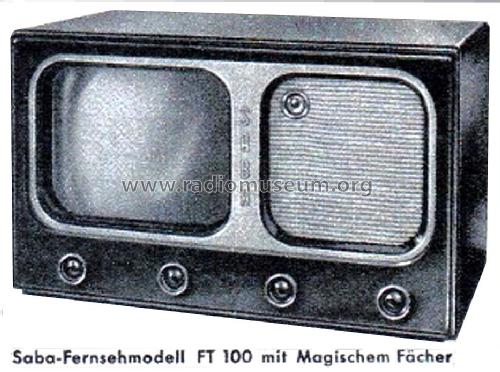FT100; SABA; Villingen (ID = 2539708) Television