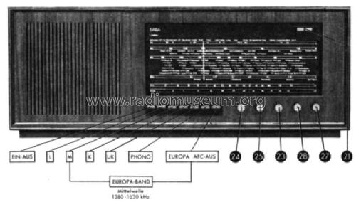 Lindau E Mod. LI-E; SABA; Villingen (ID = 37009) Radio