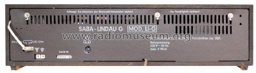 Lindau G Mod. LI-G; SABA; Villingen (ID = 776664) Radio