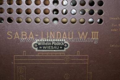 Lindau W3 ; SABA; Villingen (ID = 953617) Radio