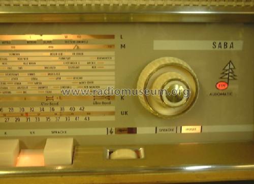 Meersburg Automatic 11-Stereo; SABA; Villingen (ID = 197241) Radio