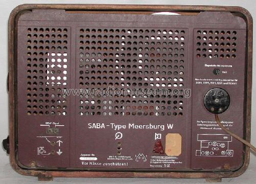 Meersburg W; SABA; Villingen (ID = 24248) Radio