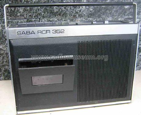 Radio Recorder RCR 352 H; SABA; Villingen (ID = 452863) Radio