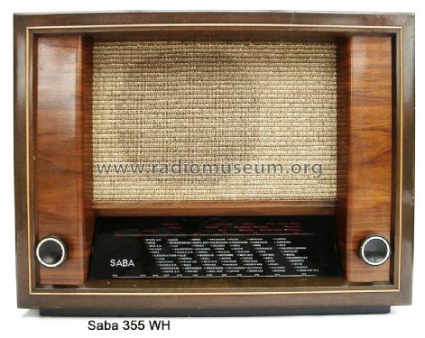 S-355W oder 355WH; SABA; Villingen (ID = 2228801) Radio