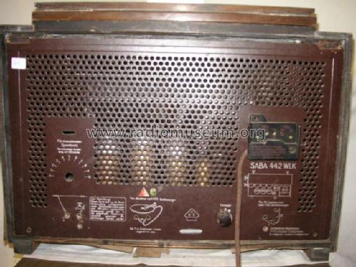 Saba S-442WLK 442WLK; SABA; Villingen (ID = 136962) Radio