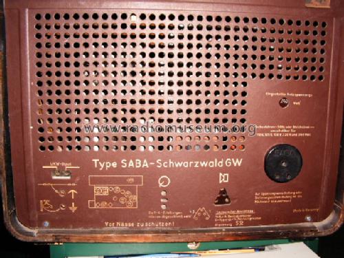 Schwarzwald GW; SABA; Villingen (ID = 1569656) Radio