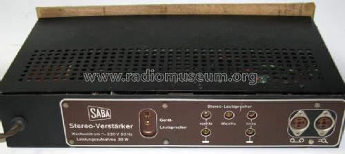 Stereo-Verstärker STV100; SABA; Villingen (ID = 2066812) Ampl/Mixer