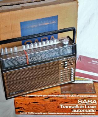Transall de Luxe automatic G; SABA; Villingen (ID = 1303056) Radio