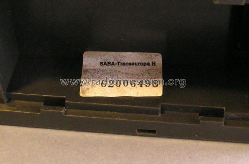 Transeuropa Automatic H; SABA; Villingen (ID = 625098) Radio