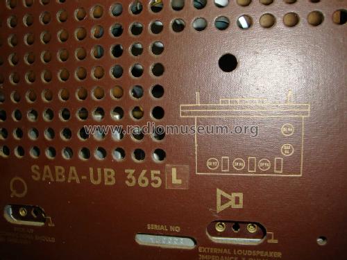 UB 365 ; SABA; Villingen (ID = 2007072) Radio