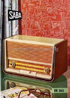 UB 365 ; SABA; Villingen (ID = 430419) Radio