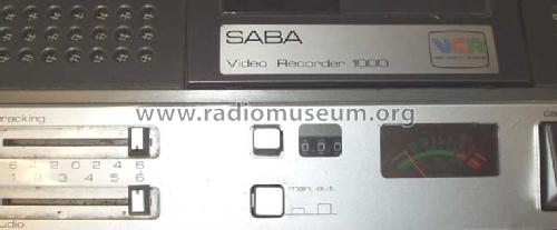 VCR - Videorecorder VR 1000 K; SABA; Villingen (ID = 369911) R-Player