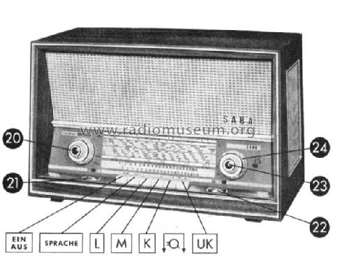 Villingen 11 ; SABA; Villingen (ID = 23736) Radio