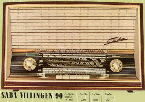 Villingen 90; SABA; Villingen (ID = 322128) Radio