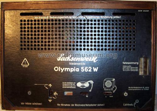 Olympia 562W; Sachsenwerk (ID = 412183) Radio