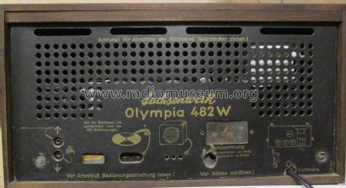 Olympia 482W; Sachsenwerk (ID = 2634693) Radio