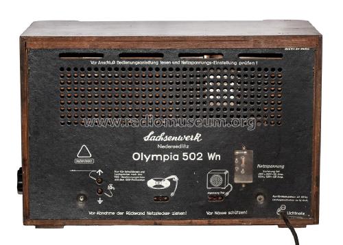 Olympia 502Wn; Sachsenwerk (ID = 2942619) Radio
