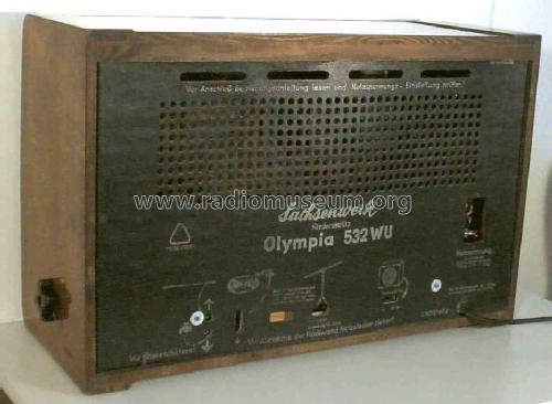 Olympia 532WU; Sachsenwerk (ID = 178196) Radio