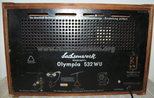 Olympia 532WU; Sachsenwerk (ID = 2503680) Radio