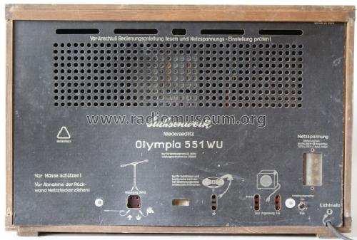Olympia 551WU; Sachsenwerk (ID = 1319711) Radio