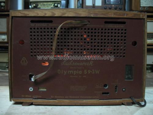 Olympia 59-3W; Sachsenwerk (ID = 1372940) Radio