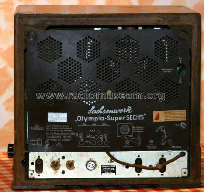 Olympia-Super Sechs 6; Sachsenwerk bis 1945 (ID = 1338851) Radio