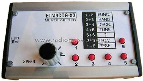 Speichermorsetaste ETM-9COG-X3; Samson, Margot; (ID = 840773) Morse+TTY