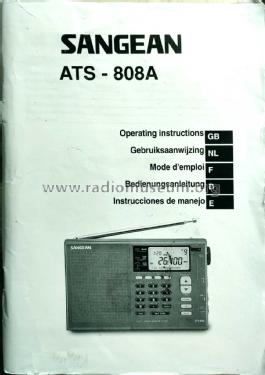 ATS-808A; Sangean; Chung Ho (ID = 2910202) Radio