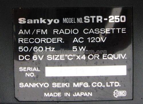 STR-250; Sankyo Seiki Mfg.Co. (ID = 968810) Radio