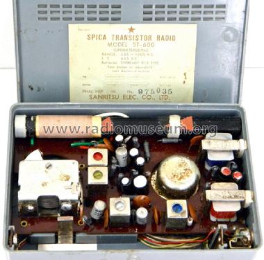 Spica Transistor Six ST-600; Sanritsu Electric Co (ID = 1239414) Radio