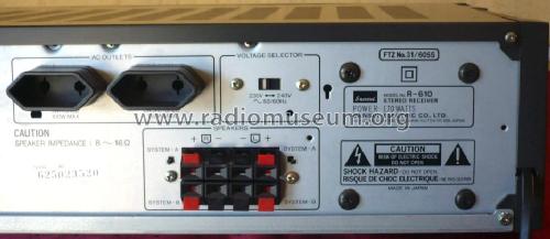 Quartz PLL Synthesizer Receiver R-610; Sansui Electric Co., (ID = 1708421) Radio