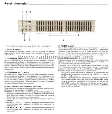 Stereo Graphic Equalizer SE-77; Sansui Electric Co., (ID = 2010181) Ampl/Mixer