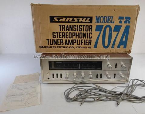 Transistor Stereo Tuner Amplifier TR-707A; Sansui Electric Co., (ID = 2825739) Radio