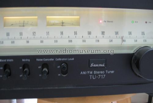 AM/FM Stereo Tuner TU-717; Sansui Electric Co., (ID = 1468325) Radio
