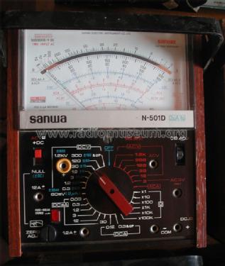 Electronic Multimeter N-501D; Sanwa Electric (ID = 950288) Equipment