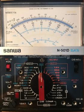 Electronic Multimeter N-501D; Sanwa Electric (ID = 2087193) Equipment