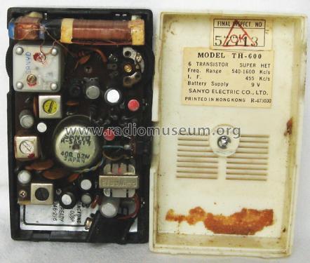 6 Transistor Personal TH-600; Sanyo Electric Co. (ID = 2749040) Radio