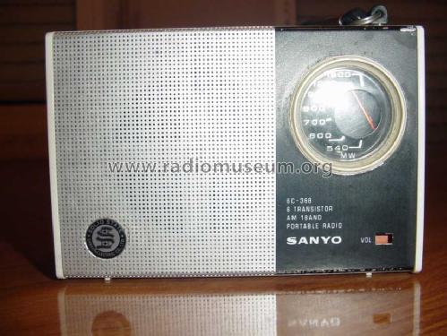 6 Transistor Super Het 6C-368; Sanyo Electric Co. (ID = 547754) Radio