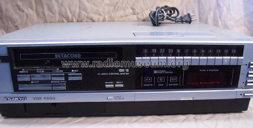 Betacord VCR-4900; Sanyo Electric Co. (ID = 1457977) R-Player