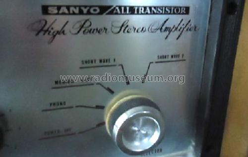 All Transistor Stereophonic Radio & Changer DC-600CA; Sanyo Electric Co. (ID = 1715348) Radio